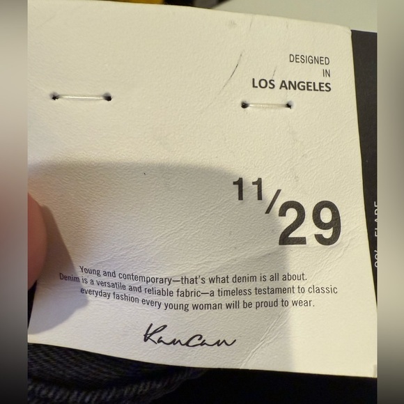 KanCan MONTANA ULTRA HIGH RISE '90S FLARE  BLACK Size 11/29 New with Tag - Picture 4 of 6